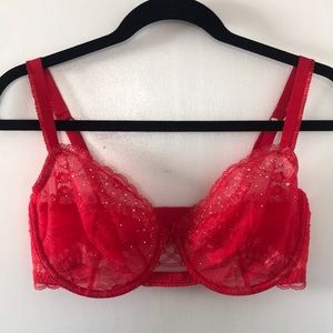 VS Cherry Red Bra